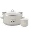 Crock-pot 7-qt. Cook & Carry Programmable Slow Cooker & Little Dipper In Mushroom