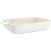 Crock-pot Artisan 4 Quart Rectangular Stoneware Bake Pan In Cream In White