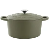 Crock-pot Crockpot 7 Quart Enameled Cast Iron Dutch Oven In Green