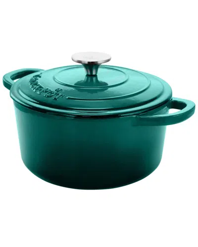 CROCK-POT CROCKPOT ARTISAN 3QT ENAMELED CAST IRON CASSEROLE WITH LID