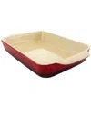 Crock-pot Crockpot Artisan 5.6qt Stoneware Bake Pan In Red