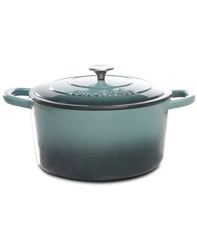 Crock-pot Crockpot Artisan 7qt Cast Iron Dutch Oven In Grey