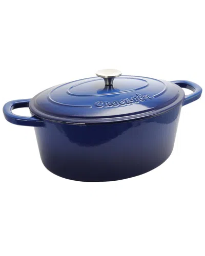 CROCK-POT CROCKPOT ARTISAN 7QT ENAMELED CAST IRON OVAL DUTCH OVEN