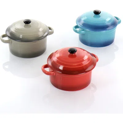 CROCK-POT CROCK-POT PEMBURY 3 PIECE 9.6 OUNCE STONEWARE ASSORTED CASSEROLE DISH SET