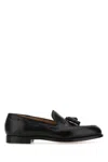 Crockett &amp; Jones Black Leather Cavendish 2 Loafers In Blackcalf