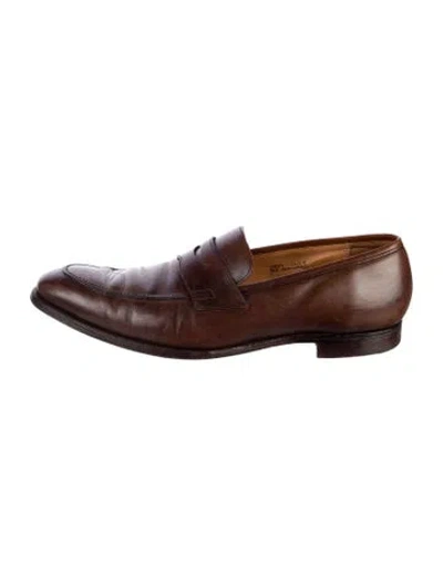 Pre-owned Crockett & Jones Leather Loafers In Multi