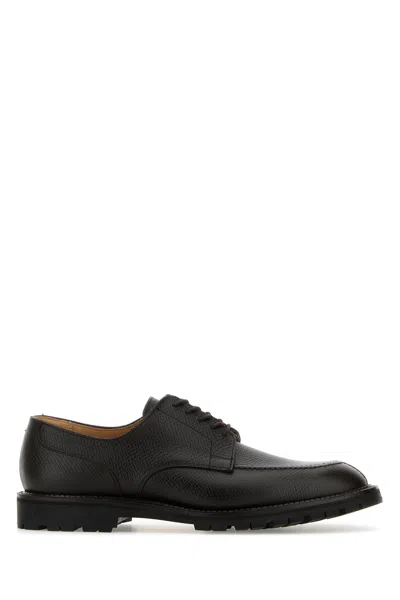 Crockett&jones Scarpe Stringate Denver In Pelle Testa Di Moro  Uomo In Black