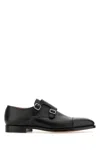 Crockett & Jones Lowndes Monk Strap Shoes With Almond Toe