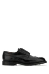 Crockett & Jones Black Leather Pembroke Lace-up Shoes