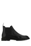 Crockett & Jones Black Leather Chelsea 11 Ankle Boots In Black