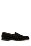Crockett & Jones Brown Suede Grantham 2 Loafers