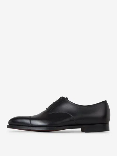 CROCKETT & JONES CROCKETT & JONES HALLAM LEATHER SHOES
