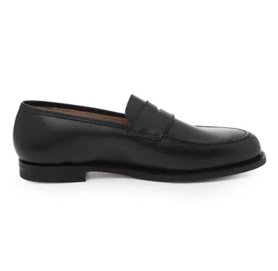 Crockett & Jones Loafers In Black