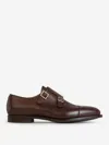 Crockett & Jones Lowndes Monk Shoes In Brown