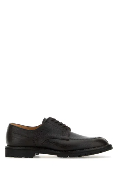 Crockett & Jones Dark Brown Leather Lace-up Shoes