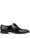 Crockett & Jones Overton Derby Shoes In Black
