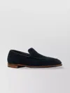 Shop Crockett & Jones Salcombe Loafers Suede Round Toe