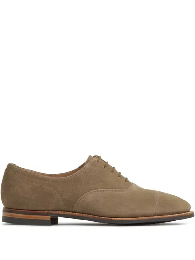 CROCKETT & JONES SUEDE OXFORD SHOES