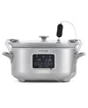 CROCK-POT 7 QT. COOK CARRY PROGRAMMABLE SLOW COOKER WITH SOUS VIDE, STAINLESS STEEL