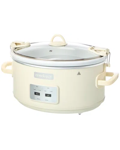 Crock-pot Crockpot® 7qt Cook & Carry Programmable Slow Cooker With Carry Bag In White
