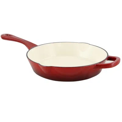 Crock-pot Artisan 10" Non-stick Frying Pan In Scarlet Red