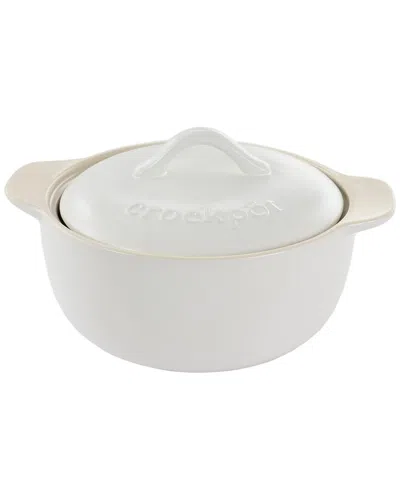 Crock-pot Artisan 2.3qt Round Stoneware Casserole With Lid