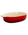 CROCK-POT CROCK-POT 2.5QT RED STONEWARE BAKE PAN