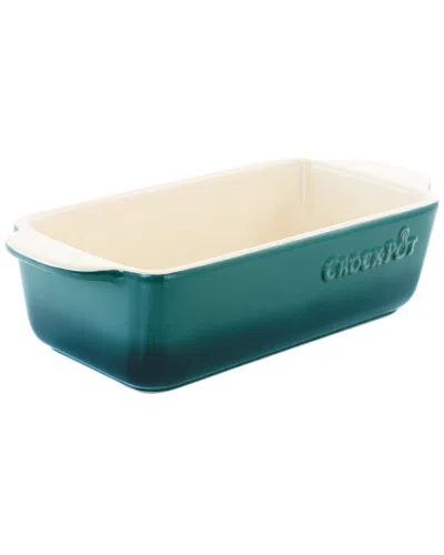 Crock-pot Artisan 1.25qt Rectangular Stoneware Bake Pan In Blue