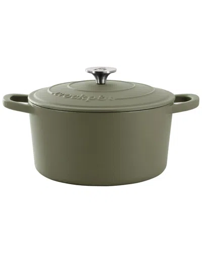 Crock-pot Artisan 7qt Enameled Cast Iron Dutch Oven In Black