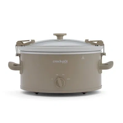 Crock-pot ® Design Series 6-quart Manual Slow Cooker, Alpaca Brown In Gray