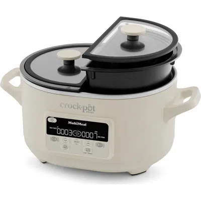 Crock-pot Multimeal Multicooker & Programmable Slow Cooker With Bake Function In Neutral