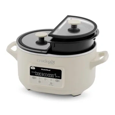 Crock-pot Multimeal Multicooker And Programmable Slow Cooker With Bake Function, Oat Milk In Blue