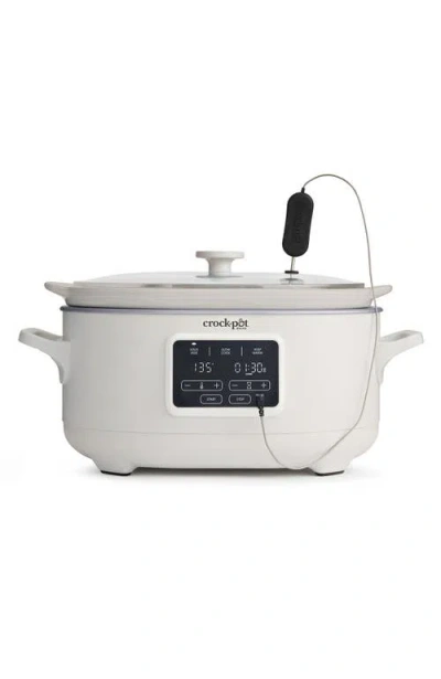 Crock-pot Programmable 6-quart Slow Cooker With Sous Vide In White