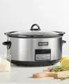 CROCK-POT STAINLESS COLLECTION 8-QT. PROGRAMMABLE SLOW COOKER