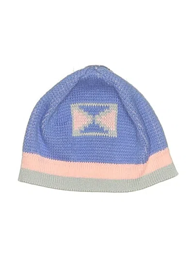 Pre-owned Croco Kids' Beanie Hat In Blue
