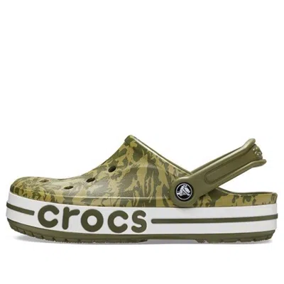 Crocs 4 Printing Camouflage Green Unisex Sandals