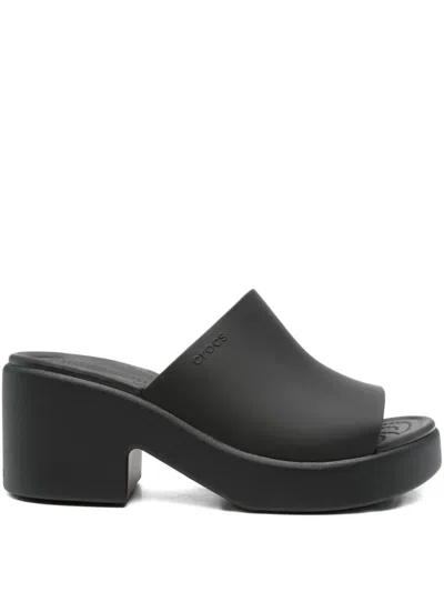 Crocs 70mm Platform Slides In Black