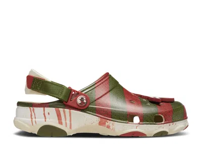 Crocs A Nightmare On Elm Street X  All-terrain Clog 'horror Pack - Freddy Krueger' In Green