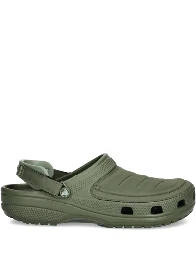 Crocs Adjustable Strap Slides In Green
