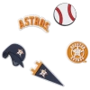 Crocs Houston Astros  Houston Astros 5 Pack In Multi