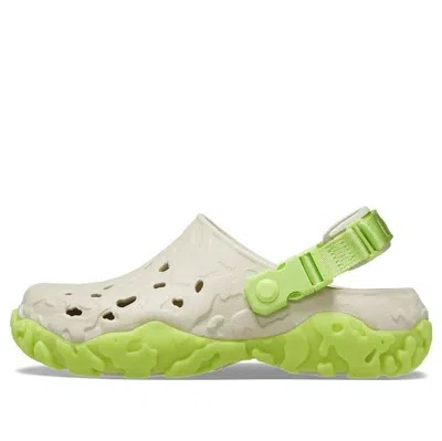 Crocs All-terrain Atlas Clog; Bone / Limeade, W8/m6