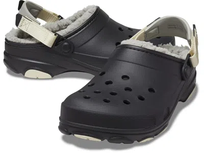 Crocs All Terrain Lined Clog Shoes Black :