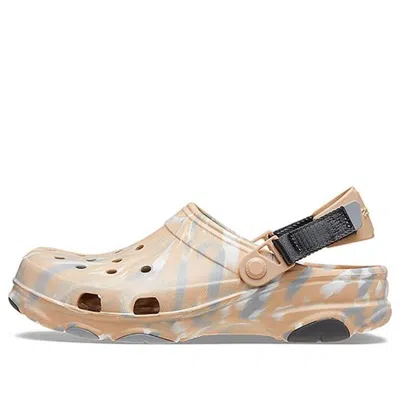 Crocs Classic All Terrain Clogs In Cream Marble-neutral