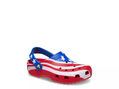 Crocs American Flag Clog Kids' In Multi