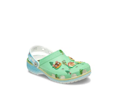 Crocs Animal Crossing Classic Clog Kids' In Green