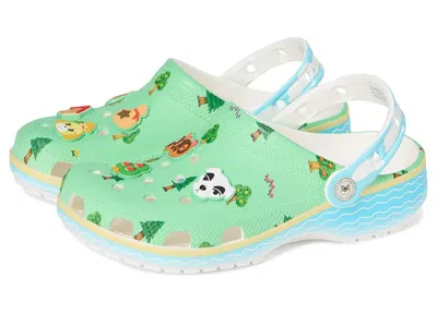 Crocs Animal Crossing Classic Clogs (little Kid/big Kid) Kids Shoes Animal Crossing : 1 Little Kid M, Eva In Green