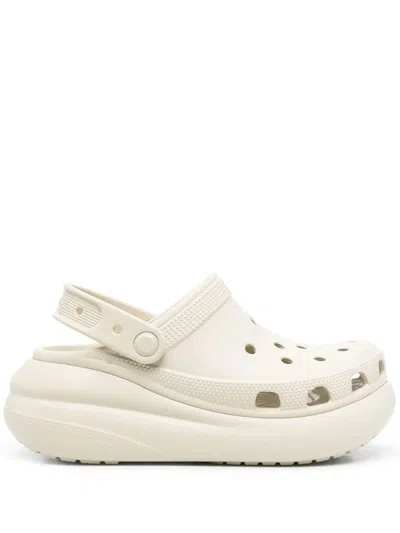 Crocs Ankle-strap Sliders In Neutrals