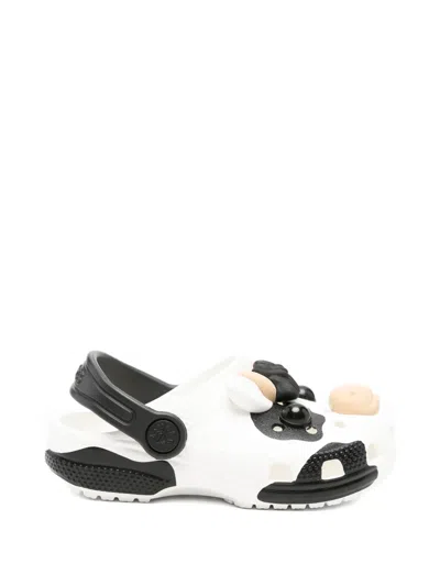 Crocs Kids' Appliqué Closed Toe Sandals In Black
