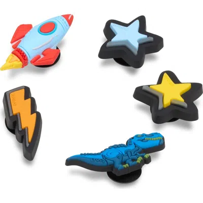 Crocs Kids'  Assorted 5-pack Rex & Rockets Jibbitz™ Shoe Charms In White