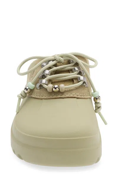 Crocs Axle Suede Mule In Neutral